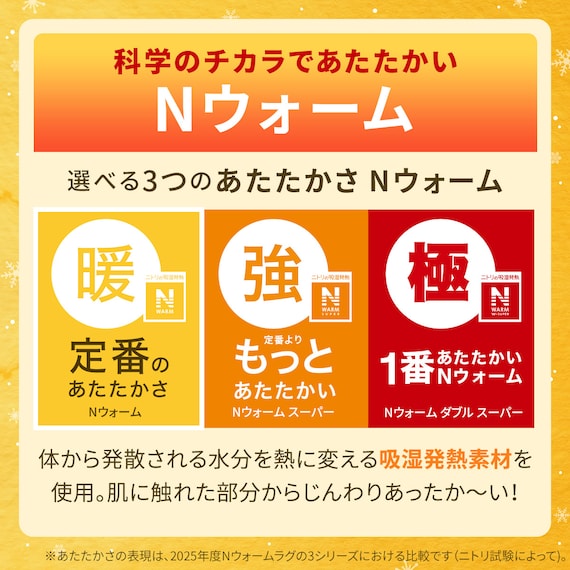 極厚30mmウレタン入り吸湿発熱+蓄熱+保湿+防音ラグ (Nウォーム200X240ラメローズ gDA5) 3枚目画像
