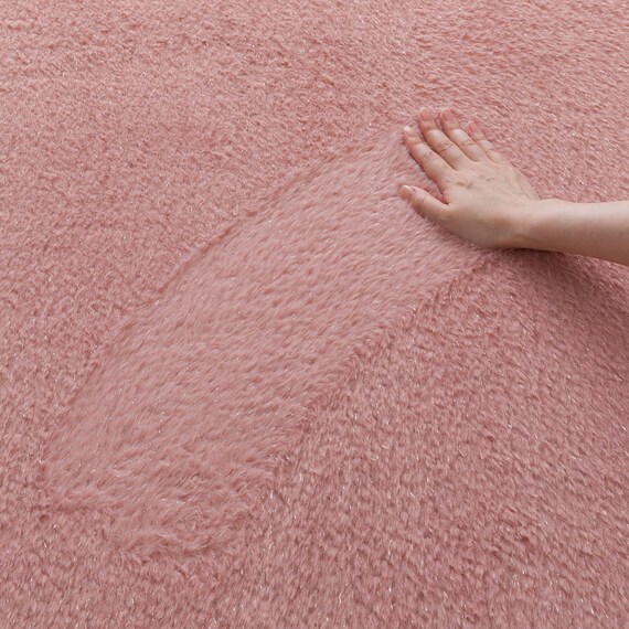 極厚30mmウレタン入り吸湿発熱+蓄熱+保湿+防音ラグ (Nウォーム200X240ラメローズ gDA5) 18枚目画像