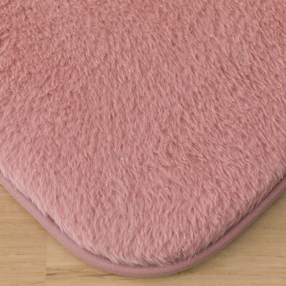 極厚30mmウレタン入り吸湿発熱+蓄熱+保湿+防音ラグ (Nウォーム200X240ラメローズ gDA5) 20枚目画像