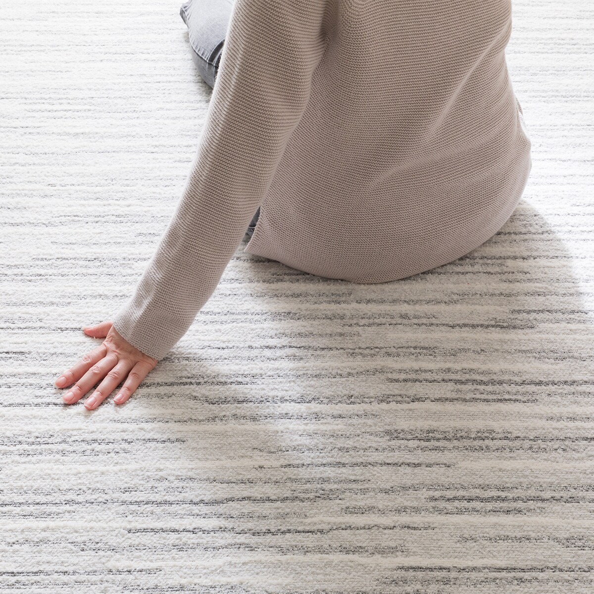 ジャカード織りラグ(185X185 JA08) | ニトリネット【公式】 家具