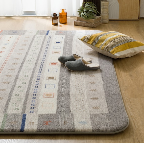 極厚30mmウレタン入り 防汚加工+防ダニ加工+防音ラグ(130X185 GB PL08) 1枚目画像