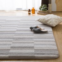 極厚30mmウレタン入り 防汚加工+防ダニ加工+防音ラグ(130X185 BR PL10)