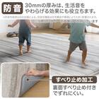 極厚30mmウレタン入り 防汚加工+防ダニ加工+防音ラグ(200X240 BR PL10) 5枚目画像