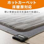 極厚30mmウレタン入り 防汚加工+防ダニ加工+防音ラグ(200X240 BR PL10) 6枚目画像