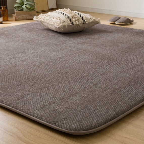 極厚30mmウレタン入り 防汚加工+防ダニ加工+防音ラグ(200X240 GY PL12) 4枚目画像