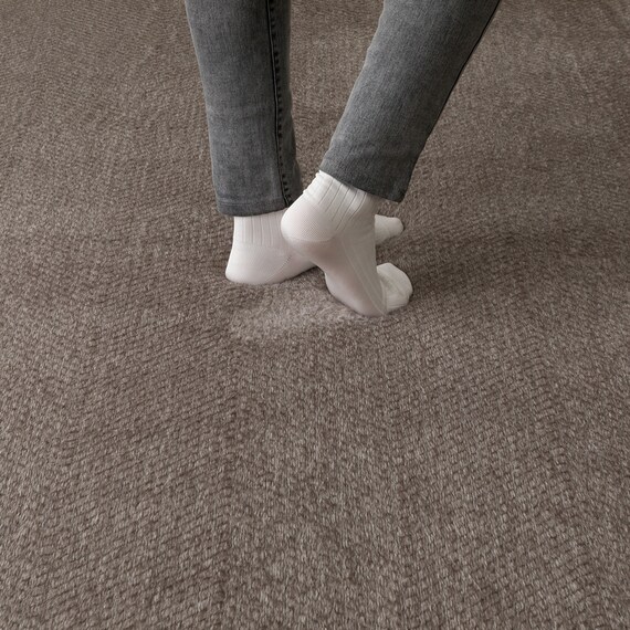 極厚30mmウレタン入り 防汚加工+防ダニ加工+防音ラグ(200X240 GY PL12) 10枚目画像