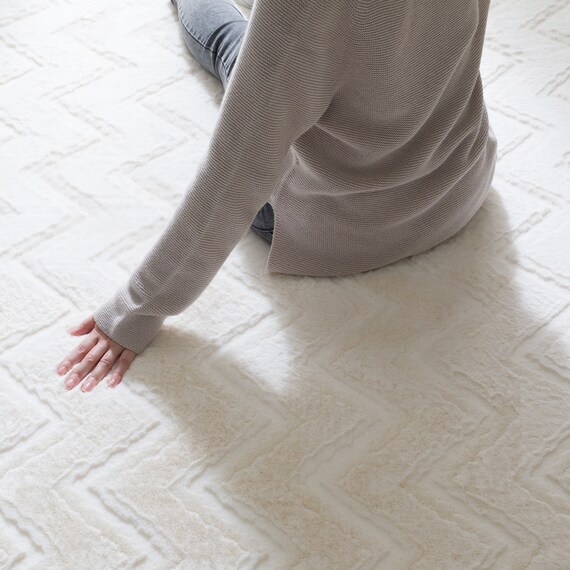 極厚30mmウレタン入り 防汚加工+防ダニ加工+防音ラグ(185X185 IV PL13) 9枚目画像