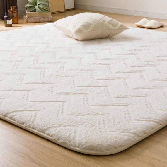 極厚30mmウレタン入り 防汚加工+防ダニ加工+防音ラグ(200X240 IV PL13) 4枚目画像