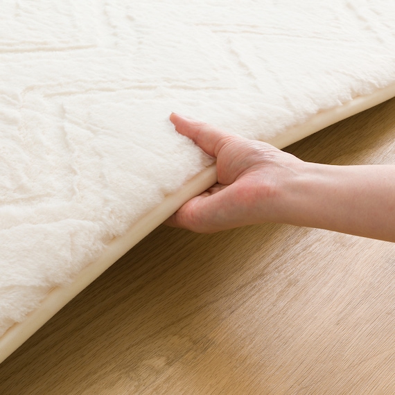 極厚30mmウレタン入り 防汚加工+防ダニ加工+防音ラグ(200X240 IV PL13) 8枚目画像