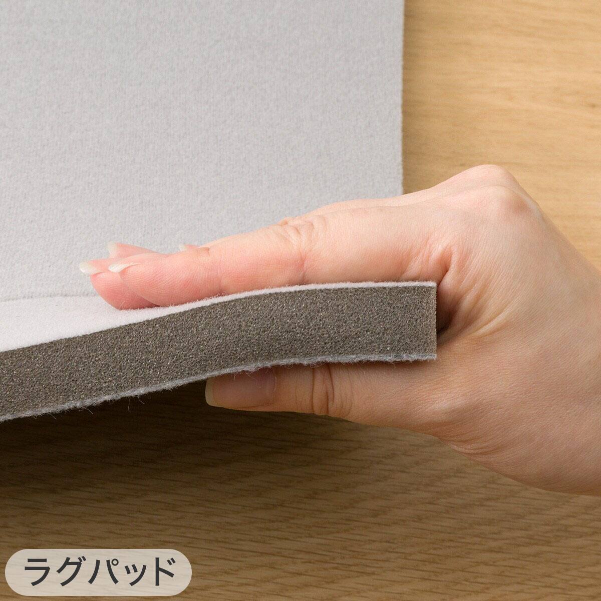 2点セット】洗える 吸湿発熱+蓄熱+保湿 + 抗菌防臭加工+防ダニ加工ラグ