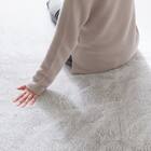 15mmウレタン入り 吸湿発熱+蓄熱+保湿+防音+防汚加工+防ダニ加工ラグ(NウォームWSP P 200X240MO MX54) 4枚目画像