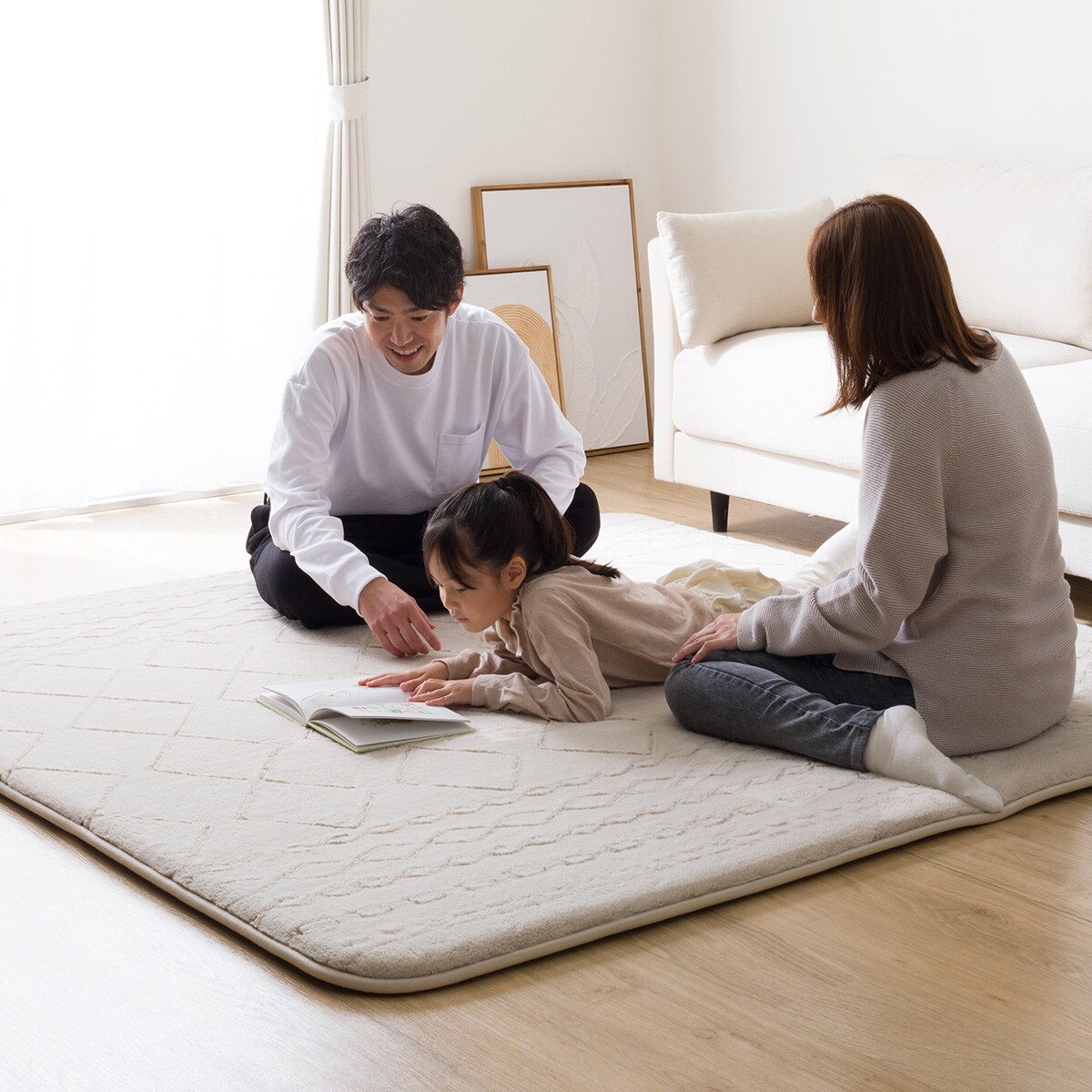 極厚30mmウレタン入り 吸湿発熱+蓄熱+保湿+防音+防汚加工+防ダニ加工