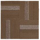 【10枚以上から購入可】タイルカーペット(40X40 ミドルブラウン WY006) 5枚目画像