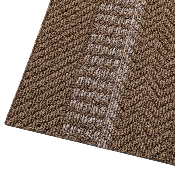 【10枚以上から購入可】タイルカーペット(40X40 ミドルブラウン WY006) 8枚目画像