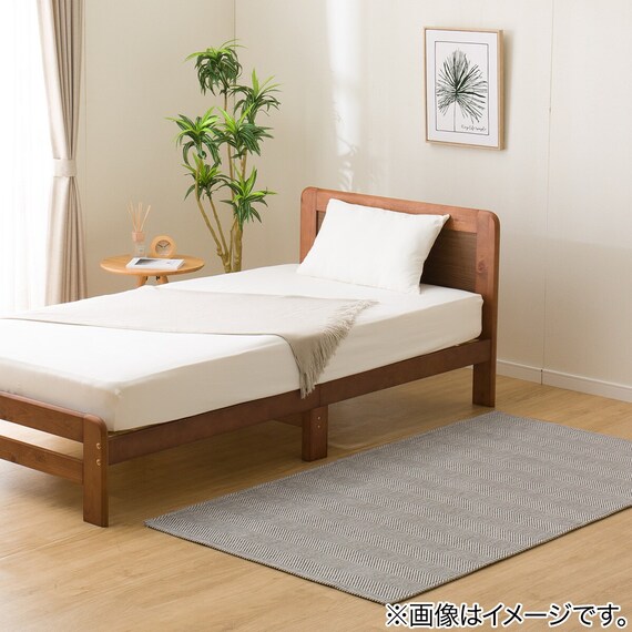 ウレタン入りジャカード織りラグ(185X185 グレー JA09) 9枚目画像