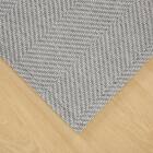 ウレタン入りジャカード織りラグ(185X185 グレー JA09) 17枚目画像