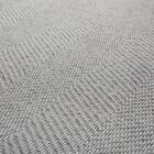 ウレタン入りジャカード織りラグ(185X185 グレー JA09) 18枚目画像