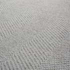 ウレタン入りジャカード織りラグ(185X185 グレー JA09) 18枚目画像