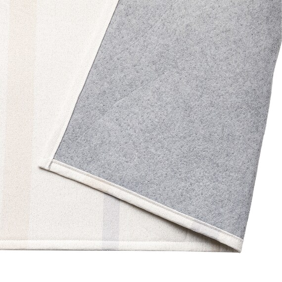 さらっとした肌ざわりの洗えるラグ(130X185 アイボリー ML01) 3枚目画像