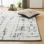 なめらかな肌ざわりのジャカードラグ(GY JA11)