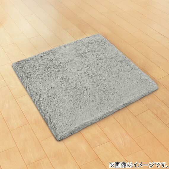 極厚30mmウレタン入り ジョイントラグ(90X90 グレー PL21) 1枚目画像