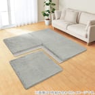 極厚30mmウレタン入り ジョイントラグ(90X90 グレー PL21) 4枚目画像