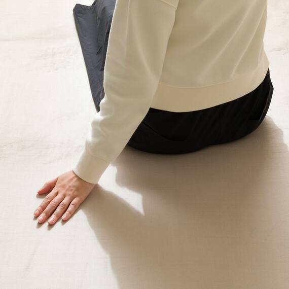 極厚30mmウレタン入り 防汚加工+防ダニ加工+防音ラグ(185X185 MO PL20) 10枚目画像