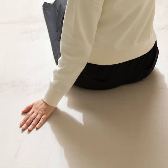 極厚30mmウレタン入り 防汚加工+防ダニ加工+防音ラグ(185X185 MO PL20) 10枚目画像