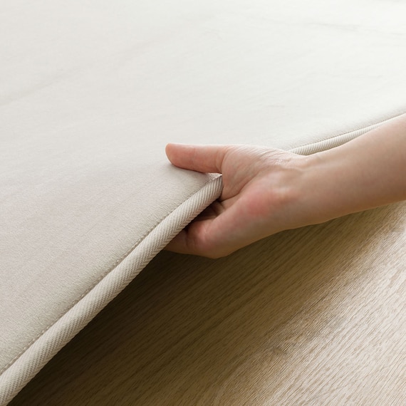 極厚30mmウレタン入り 防汚加工+防ダニ加工+防音ラグ(185X185 MO PL20) 14枚目画像