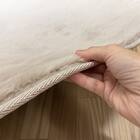 なめらかでやわらかい肌ざわりのラグ(200X240 MO FR02) 7枚目画像