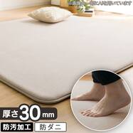 30mmウレタン入り防汚加工+防ダニ加工+防音加工ラグ(MO PL19)