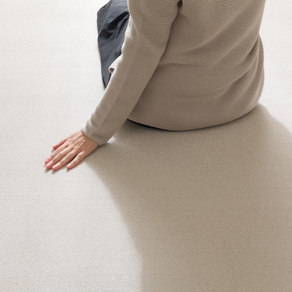 30mmウレタン入り防汚加工+防ダニ加工+防音加工ラグ(200X240 モカ PL19) 3枚目画像