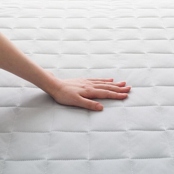 洗える 接触冷感 中綿キルト ラグ(Nクール 130X185 グレー VK01) 11枚目画像