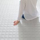 洗える 接触冷感 中綿キルト ラグ(Nクール 130X185 グレー VK01) 13枚目画像