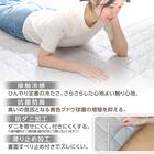 洗える 接触冷感 中綿キルト ラグ(Nクール極冷 185X185 グレー WY01) 4枚目画像