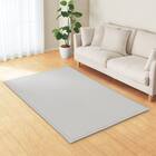 15mmウレタン入り 接触冷感ラグ(Nクール極冷 P 130X185 グレーWY02) 2枚目画像