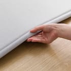 15mmウレタン入り 接触冷感ラグ(Nクール極冷 P 130X185 グレーWY02) 12枚目画像