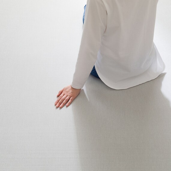 15mmウレタン入り 接触冷感ラグ(Nクール極冷 P 130X185 グレーWY02) 13枚目画像