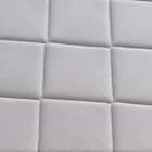 15mmウレタン入り 接触冷感ラグ キカ柄(Nクール極冷 PK 130X185 グレーQ02) 10枚目画像