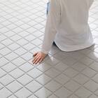 15mmウレタン入り 接触冷感ラグ キカ柄(Nクール極冷 PK 130X185 グレーQ02) 13枚目画像