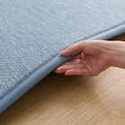 15mmウレタン入り 接触冷感 表面装飾 ラグ(Nクール極冷 PH130X185 ブルーW03) 13枚目画像