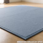 15mmウレタン入り 接触冷感 防汚 ラグ 表面装飾(Nクール極冷 PH185X185 ブルーW03) 9枚目画像