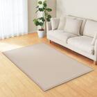 15mmウレタン入り 接触冷感 綿混 ラグ(Nクール極冷 PC130X185 モカ W04) 2枚目画像