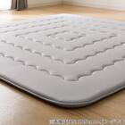 極厚30mmウレタン入り 接触冷感ラグ(Nクール極冷 130X185 グレー VK03) 9枚目画像