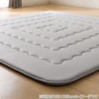 極厚30mmウレタン入り 接触冷感ラグ(Nクール極冷 130X185 グレー VK03) 9枚目画像