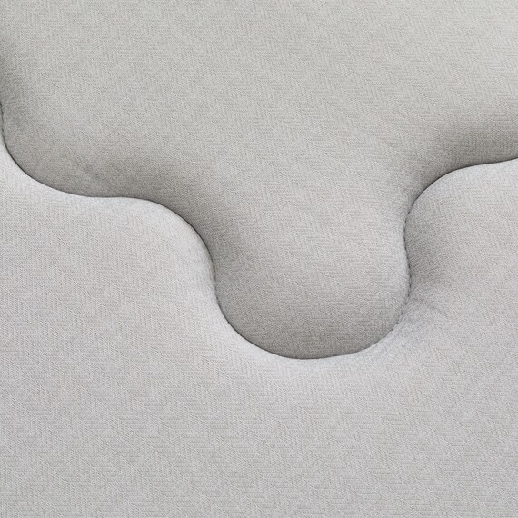 極厚30mmウレタン入り 接触冷感ラグ(Nクール極冷 130X185 グレー VK03) 10枚目画像