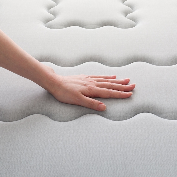 極厚30mmウレタン入り 接触冷感ラグ(Nクール極冷 130X185 グレー VK03) 11枚目画像