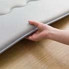 極厚30mmウレタン入り 接触冷感ラグ(Nクール極冷 130X185 グレー VK03) 12枚目画像