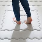 極厚30mmウレタン入り 接触冷感ラグ(Nクール極冷 130X185 グレー VK03) 14枚目画像