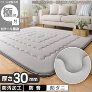 極厚30mmウレタン入り 接触冷感ラグ(Nクール極冷 rL )